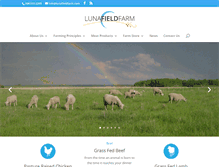 Tablet Screenshot of lunafieldfarm.com